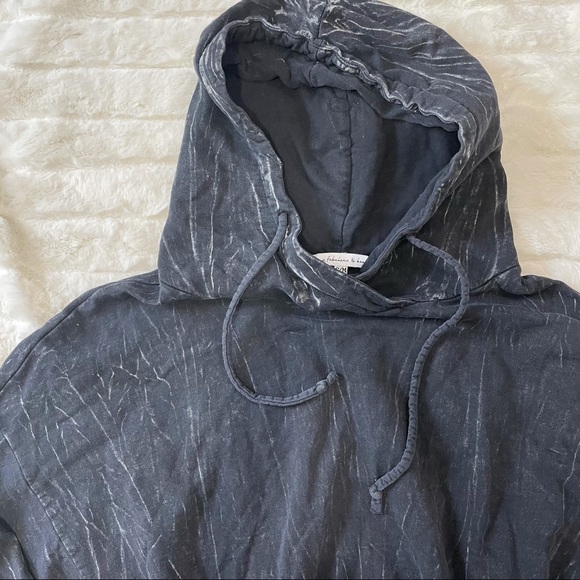 Young Fabulous & Broke Gray Crop Hoodie Sz S - Picture 8 of 10